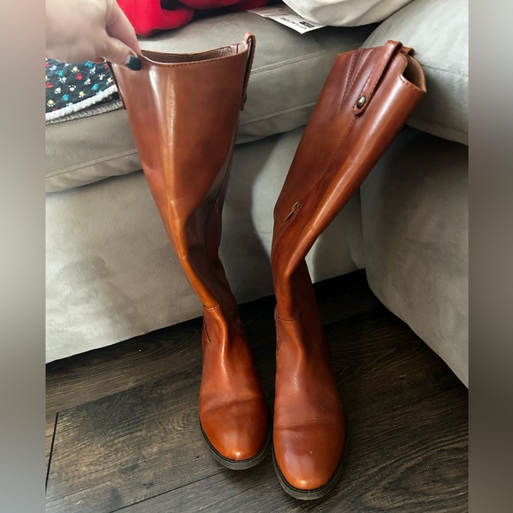 Cognac Riding Boots - Picture 1 of 3